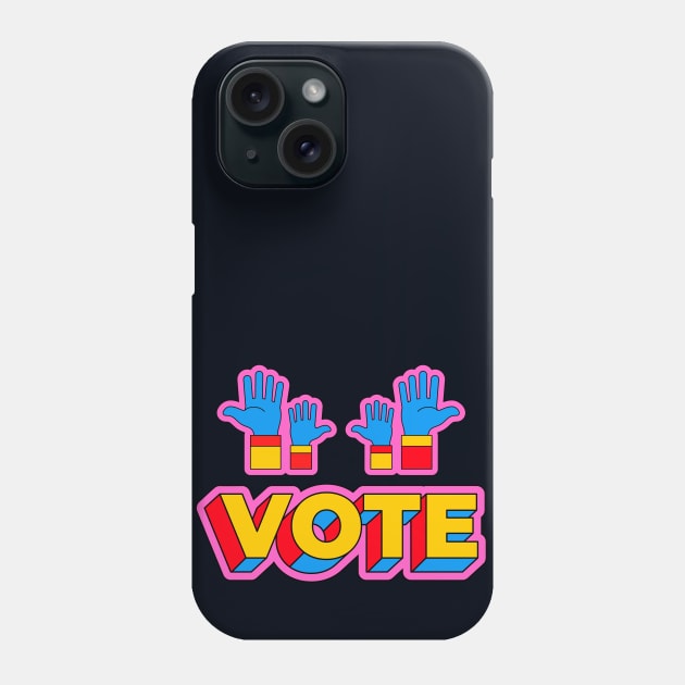 Vote (Retro) Phone Case by TJWDraws