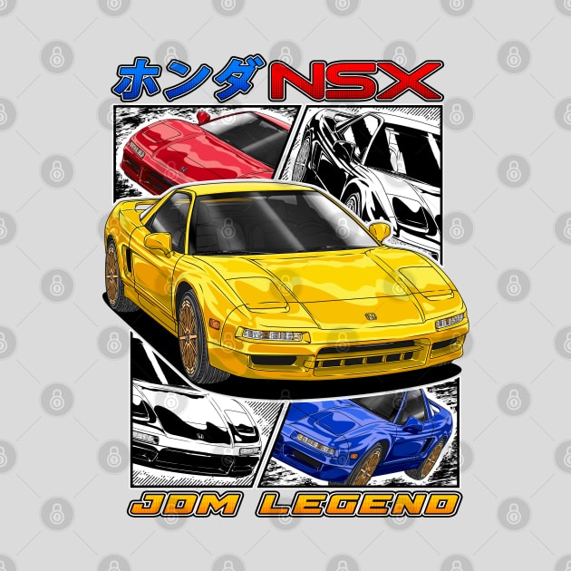 Nippon JDM Honda NSX by Guyvit