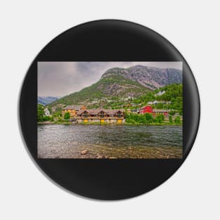 Eidfjord Village Norway Pin