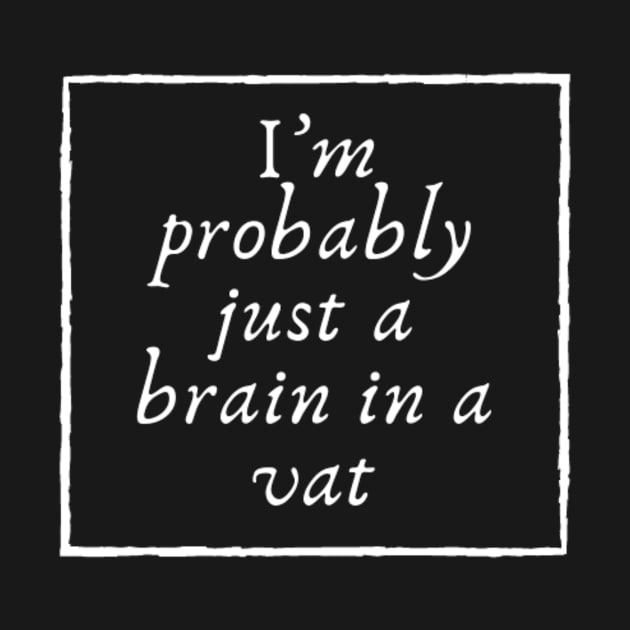 I'm probably just a brain in a vat by (Eu)Daimonia