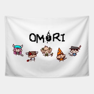 Chibi Sprites (Omori) Tapestry