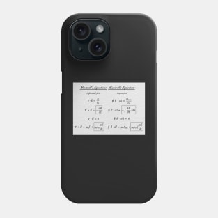 Maxwell's Equations Phone Case