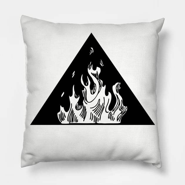 Fire Pillow by senkova