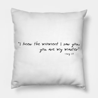 I knew the moment I saw you, you are my master&quot; Alchemy of Souls Pillow