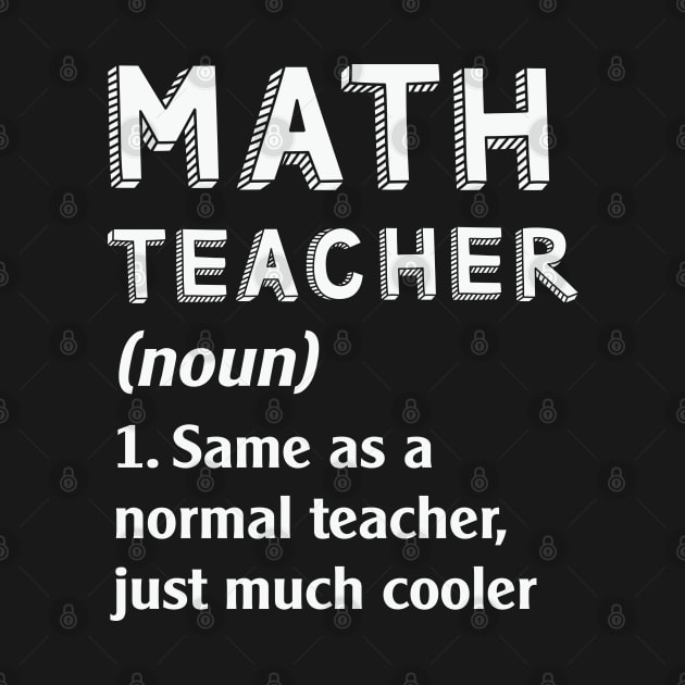 Math teacher by Teefold