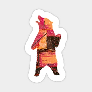 Colorful mama bear Magnet