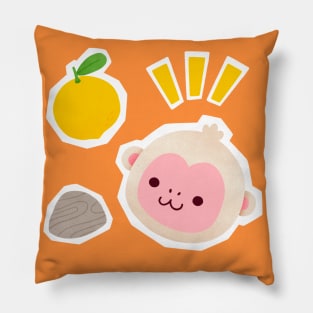 Kyoto Mountain Monkey Pillow