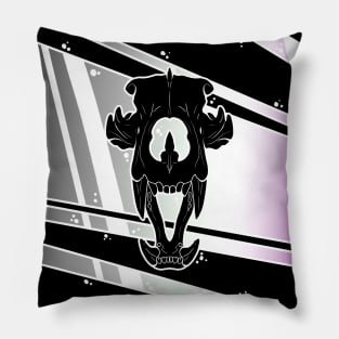 Ace Pride Skull - Bear Pillow