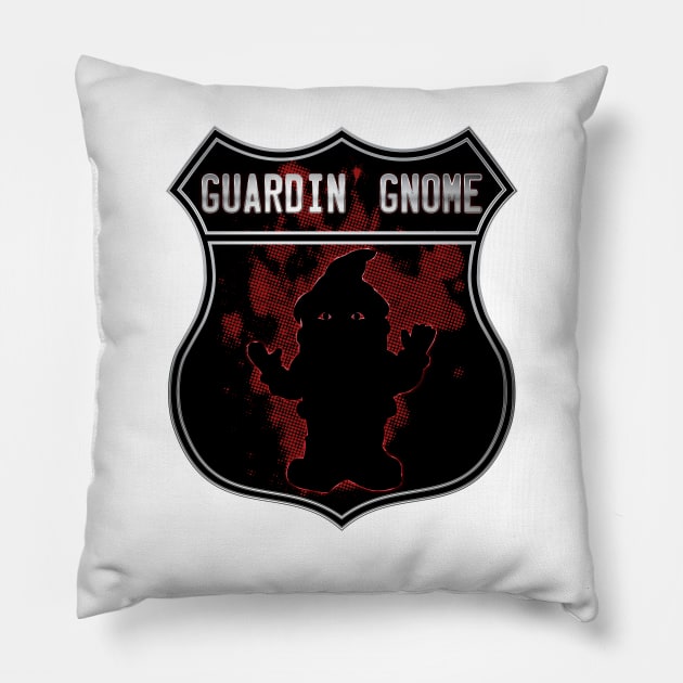 Guardin Gnome Pillow by puppaluppa