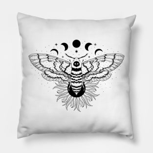 Death Moth - Acherontia Atropos Pillow