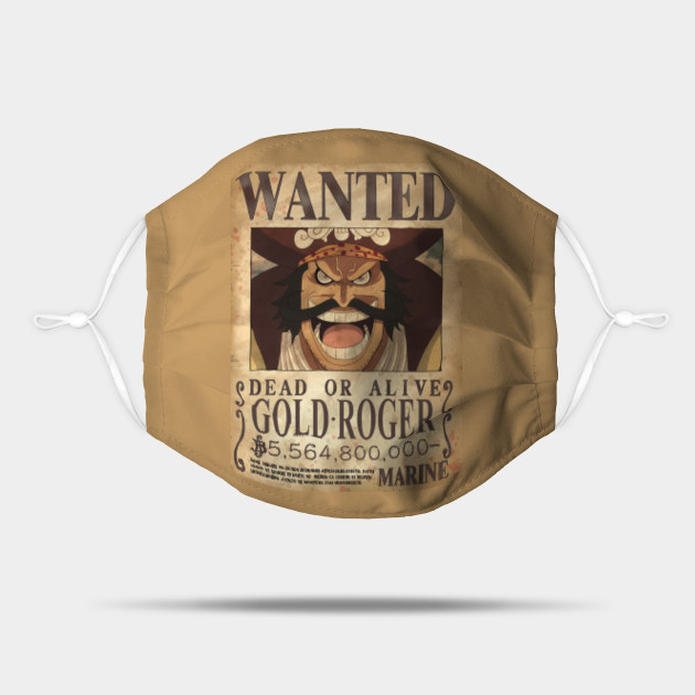 One Piece Gol D Roger One Piece Mask Teepublic