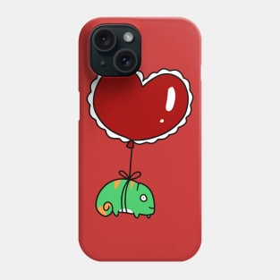 Heart Balloon Chameleon Phone Case