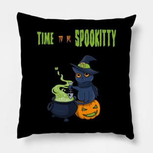 Time to be Spookitty Pillow