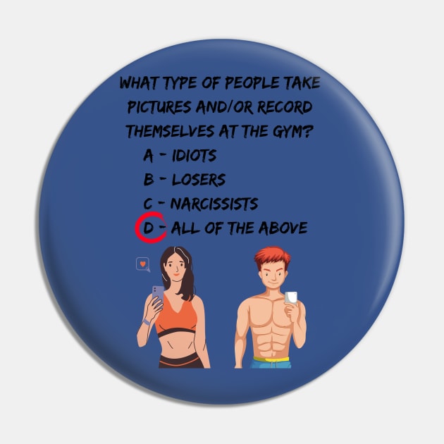 Gym Nation PSA workout cartoon Pin by Arctic Fitness Official