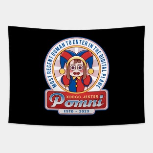 Pomni The Jester Emblem Tapestry