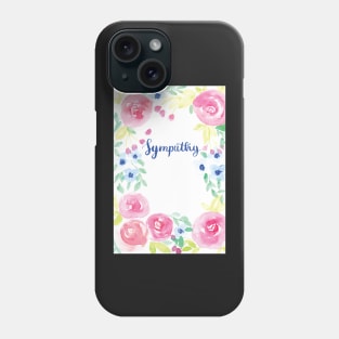 Sympathy Watercolor Card Phone Case