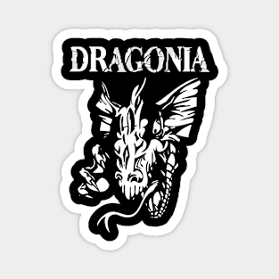 The legend of dragonia, white dragon Magnet