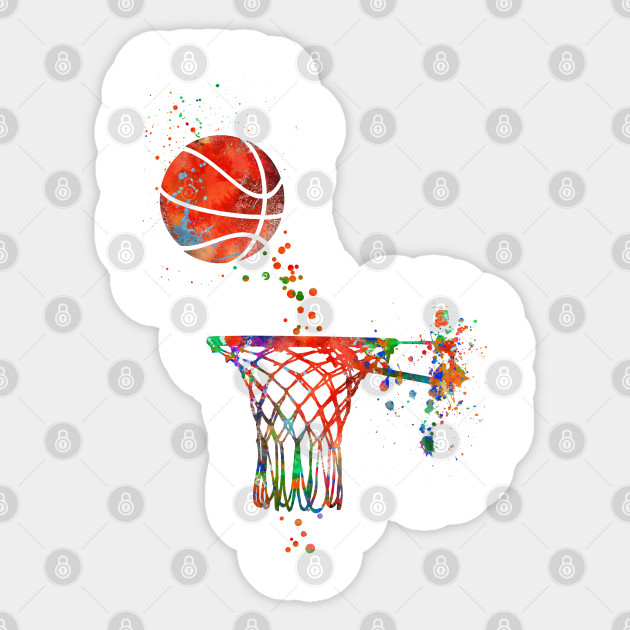 Basketball Ball Sport Sticker Teepublic
