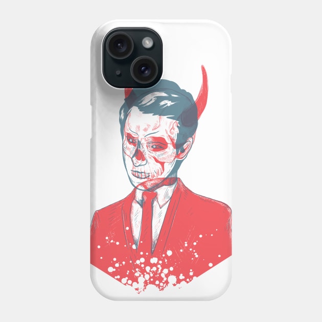 The devil within Phone Case by Jess Adams