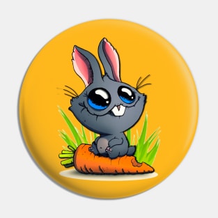 Funny bunny Pin