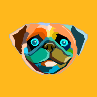 Pug geometric T-Shirt