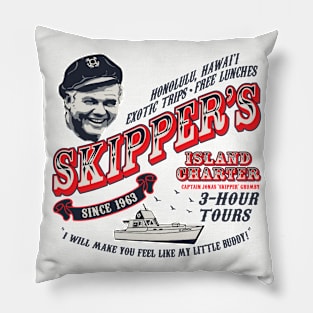 Skipper's Island Charter Gilligan's Island Lts Pillow