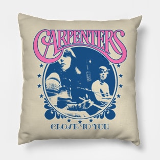 vintage 70s the carpenters Pillow