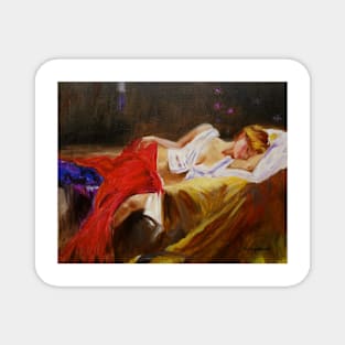 Reclining Lady 11 Magnet