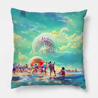 Coney Beach Island Dream Pillow