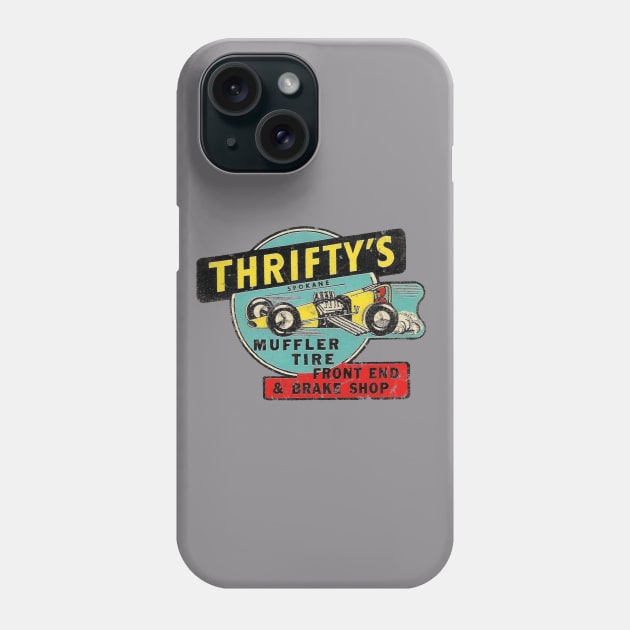 Thriftys Auto Parts Phone Case by retrorockit