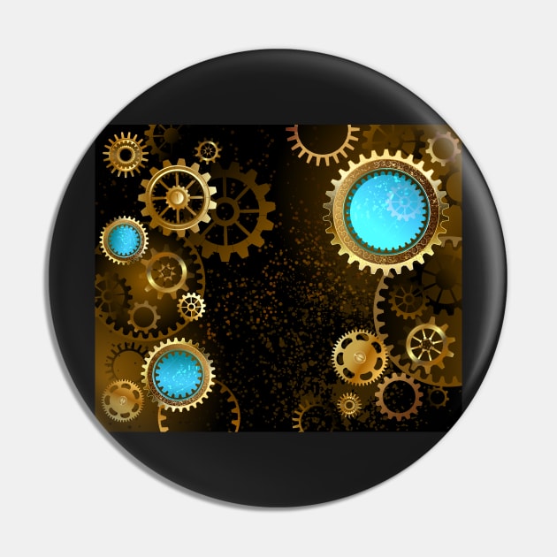 Dark Background with Gears ( Steampunk ) Pin by Blackmoon9