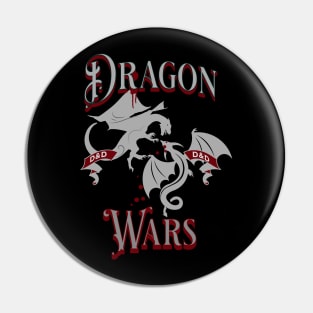 Silver Dragon Wars Pin