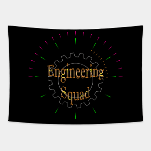 Engineering Squad Exotic Trendy Graphic Design Modern T-Shirts Valentine's Day 2023 Tapestry