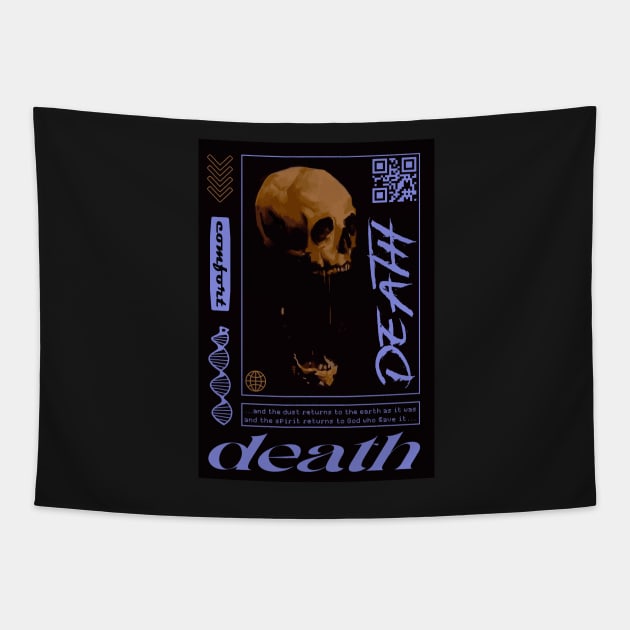 DEATH Tapestry by TextGraphicsUSA