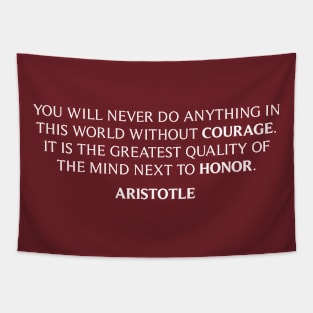 Aristotle Quote Tapestry