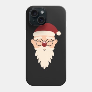 Cute Asian Chinese Santa Claus Pattern Japanese Korean Christmas Scandinavian Aesthetic Phone Case