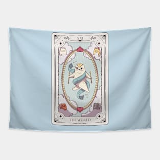 Cat Tarot Card Tarot Cards Cats Tapestry