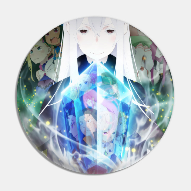 Wallpaper Re Zero Season 2 Poster Anime Rezero Season 2 Pin Teepublic For iPhone Free