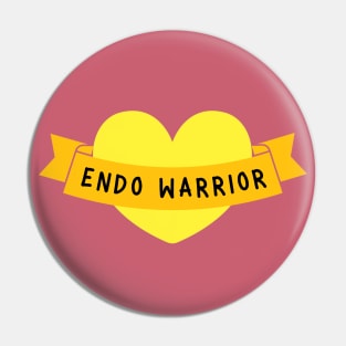 Endometriosis awareness - Endo Warrior Pin