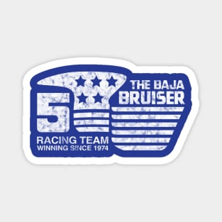 1974 - Baja Bruiser (Original - White on Blue - Worn) Magnet