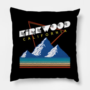 Kirk California Usa Ski Resort 1980S Pillow