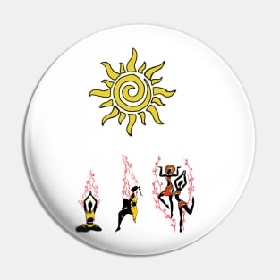 dancing sun Pin