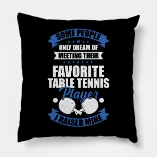 Table Tennis Dad Father Gift Pillow