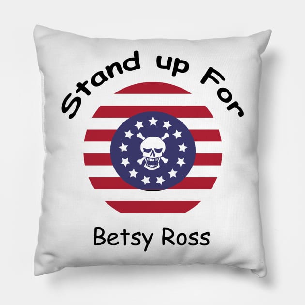 rush limbaugh betsy ross Pillow by Halmoswi