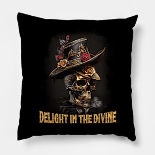 Skull and love Pillow