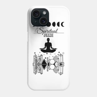 Spiritual Junkie Moon Meditation Phone Case