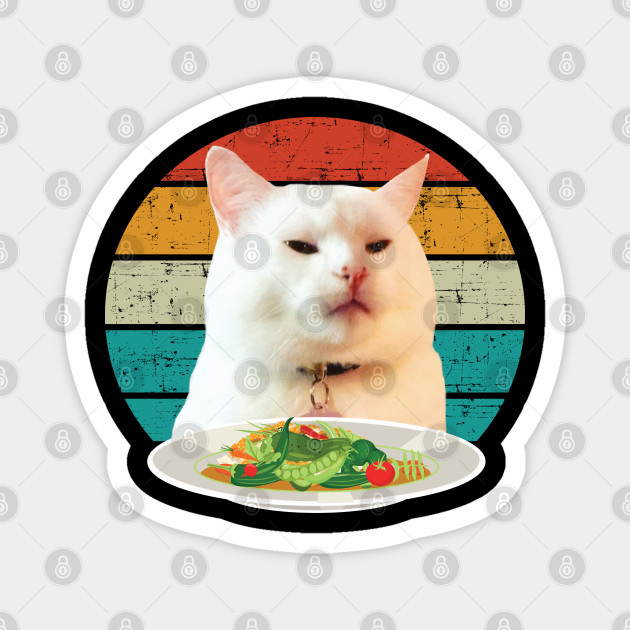 Funny Angry Yelling At Confused Cat Dinner Table Meme Cat Memes
