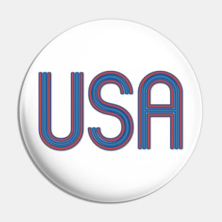 4th of July Happy Birthday USA Pin