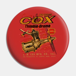 Cox .049 Thimble Drome model Engines USA Pin