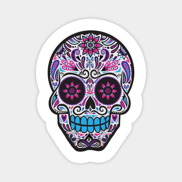 Calavera Magnet by wotto